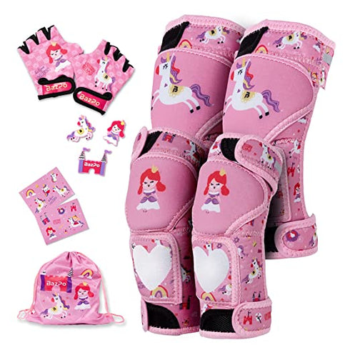 BAZPO Kids Knee Pads and Elbow Pads Set